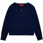 Max&Co. Maglia Girocollo Fantasia A Righe per Bambina MX0003X BLU MAX&Co. 