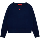 Max&Co. Maglia Girocollo Fantasia A Righe per Bambina MX0003X BLU MAX&Co. 