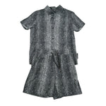 John Richmond Completo 2 Pezzi Camicia-Bermuda per Bambino RBP26159CE NERO JOHN RICHMOND 