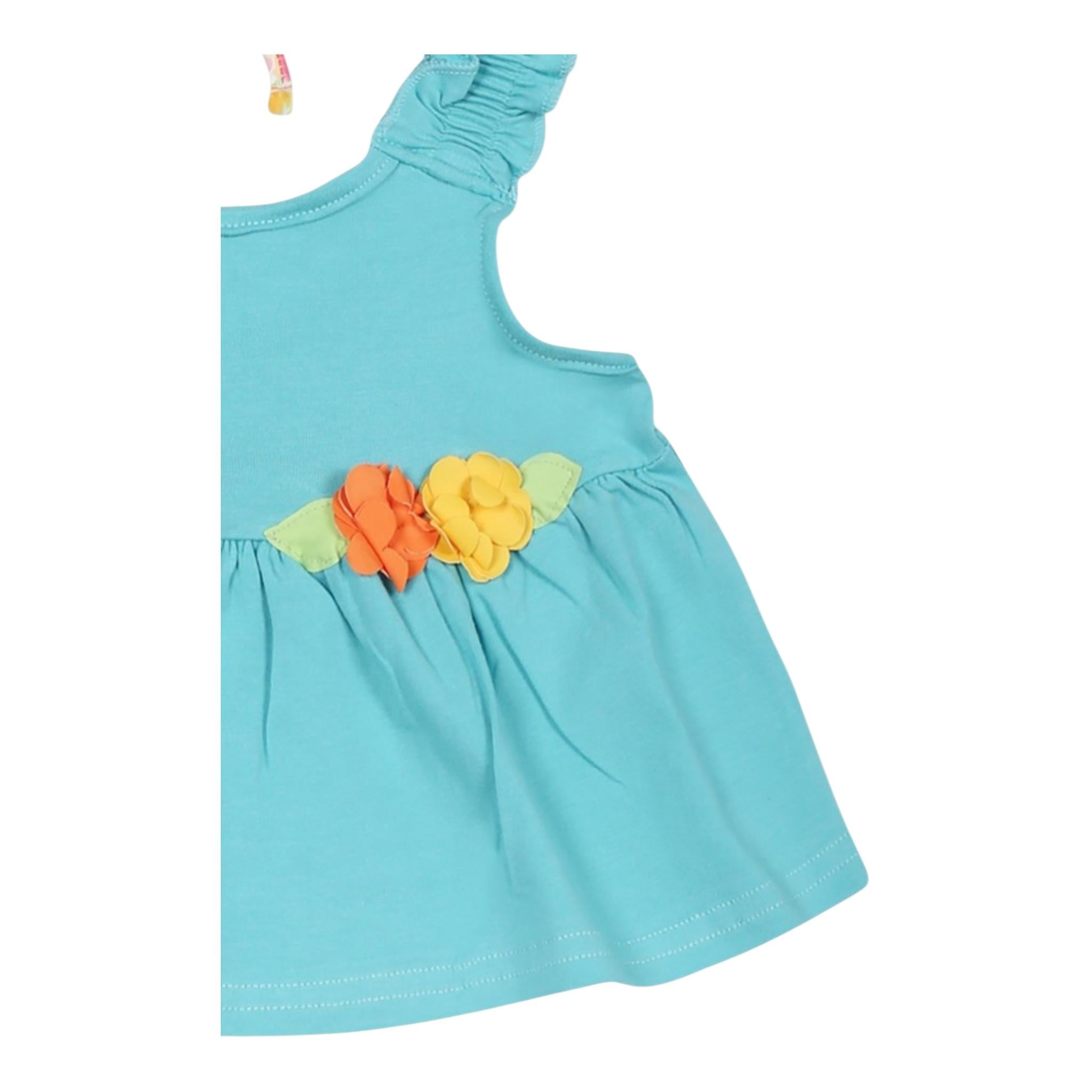 Mayoral Completo 3 Pezzi Canotta-Costume-Cappello per Neonata 1641 AZZURRO MAYORAL 