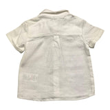 Tartine Et Chocolat Camicia Mezza Manica Tinta Uinita  Panna Per Neonato