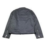 Iceberg Giubbino In Ecopelle Tinta Unita con Zip per Bambino GBICE5101J NERO ICEBERG 