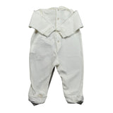 Elisabetta Franchi Tutina Manica Lunga tinta unita Bianco per Neonata ENTU50 BIANCO ELISABETTA FRANCHI 