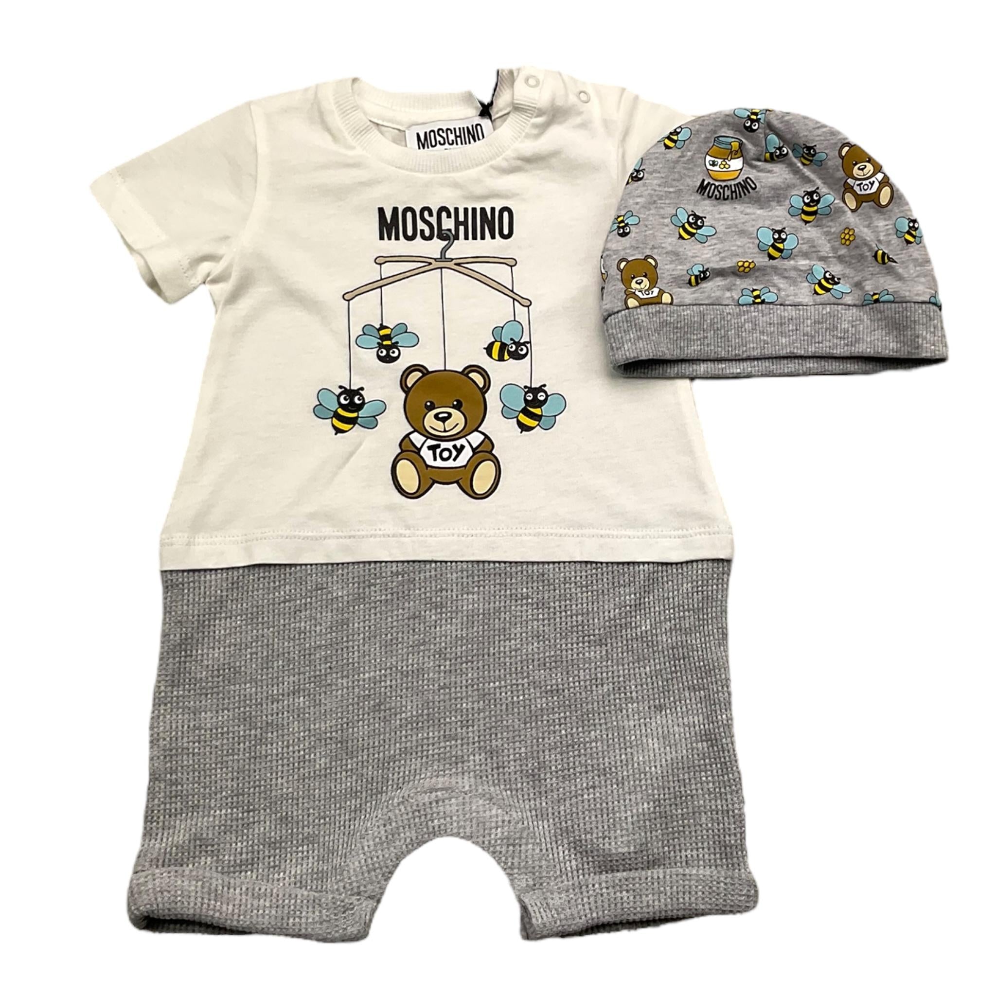 MOSCHINO MUY04ZBIANCO/GRIGIO