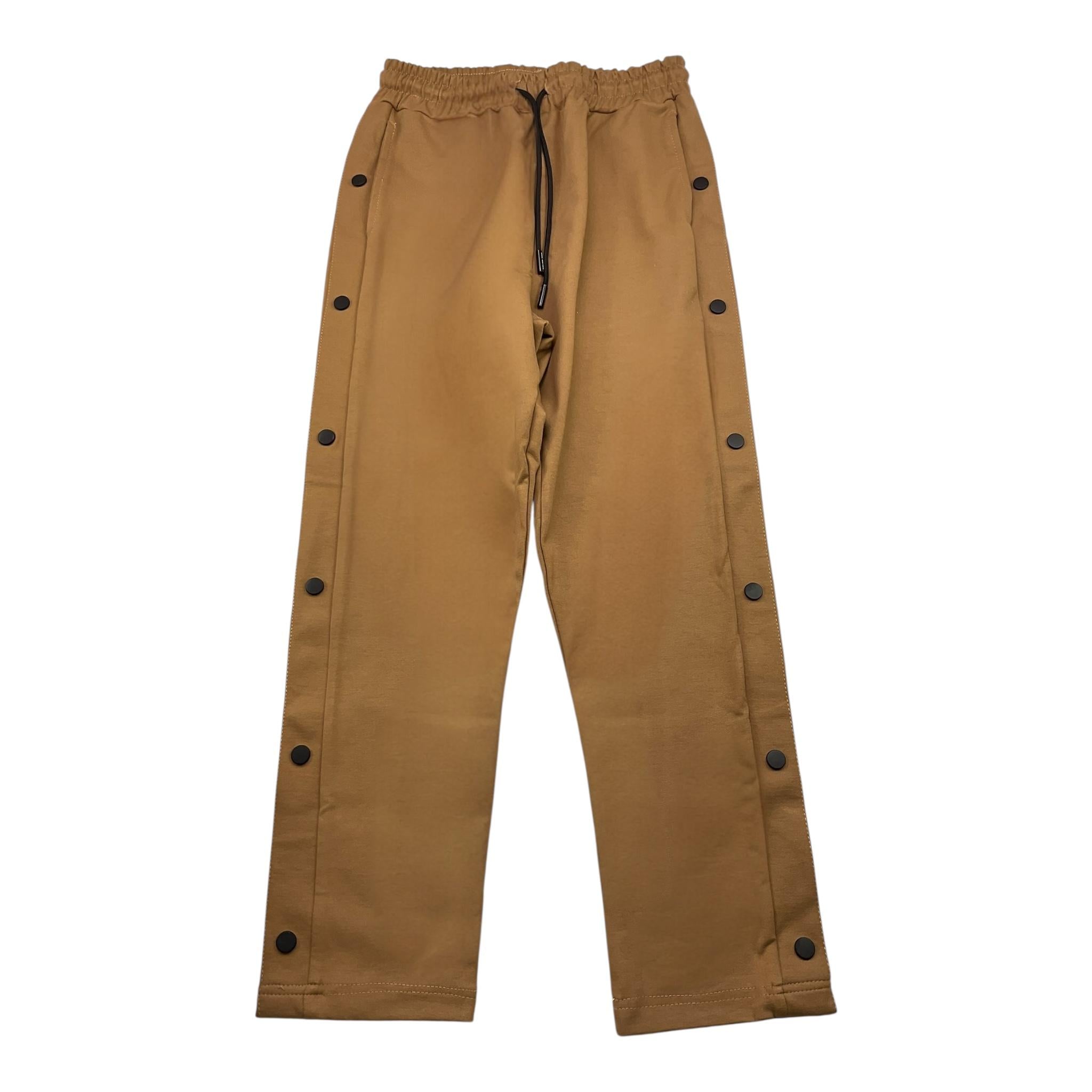 NEVER TOO pantalone tinta unita con elastico in vita Cammello per Bambino NT2106R CAMMELLO NEVER TOO 