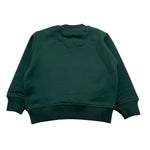 ZU+ELEMENTS felpa girocollo tinta unita con stampa Verde per Neonato ZU2822 VERDE ZU+ELEMENTS 