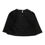 MOSCHINO shirt girocollo tinta unita con stampa Nero per Neonata MEO001 NERO MOSCHINO 