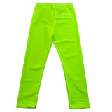 Dondup Leggins Tinta Unita Giallo Fluo Per Bambina