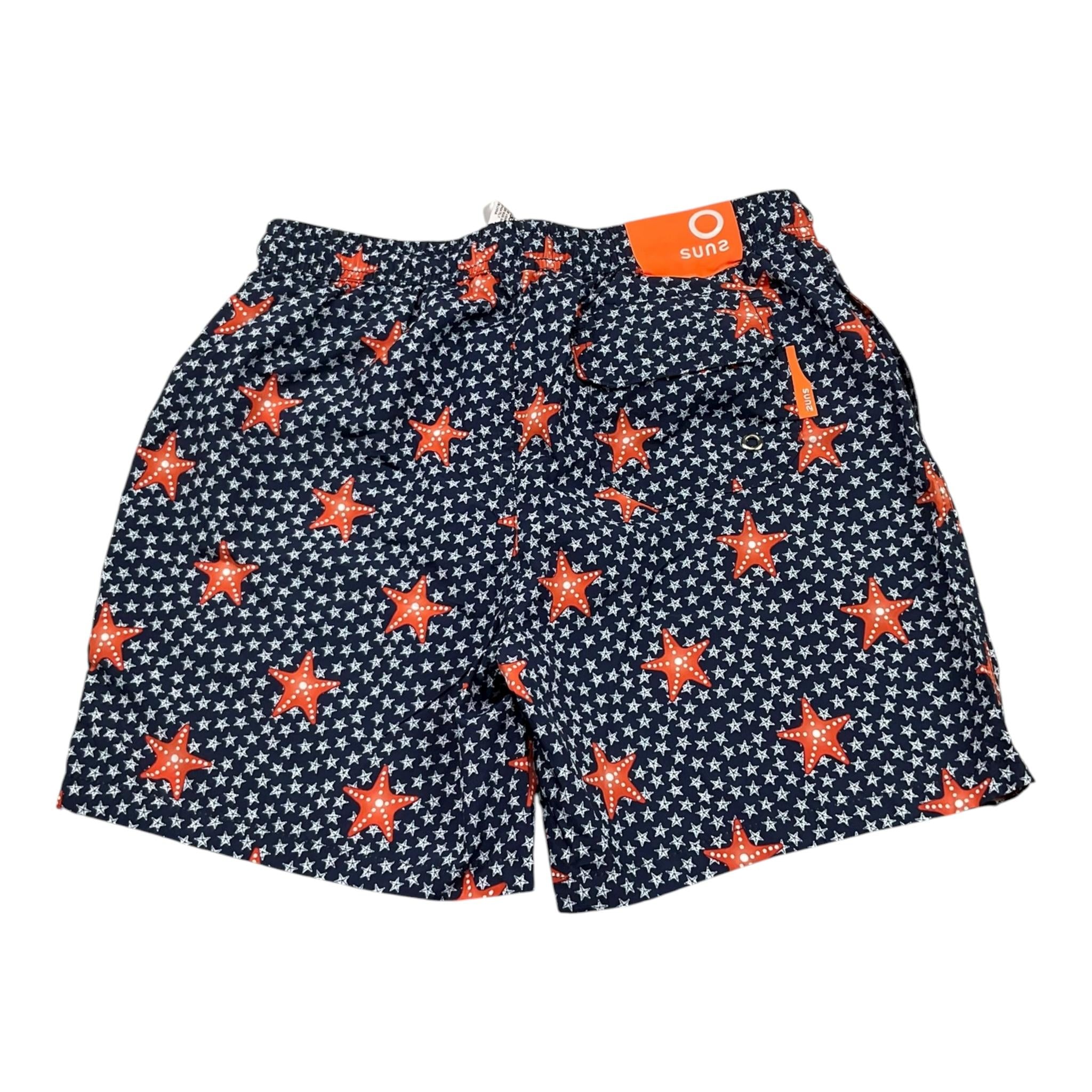 Suns  Costume Modello Boxer Tinta Unita con Fantasia per Bambino BXS0103U BLU SUNS 