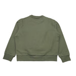 EMPORIO ARMANI felpa tinta unita girocollo con stampa Verde per Bambino 3DBM62 VERDE EMPORIO ARMANI 