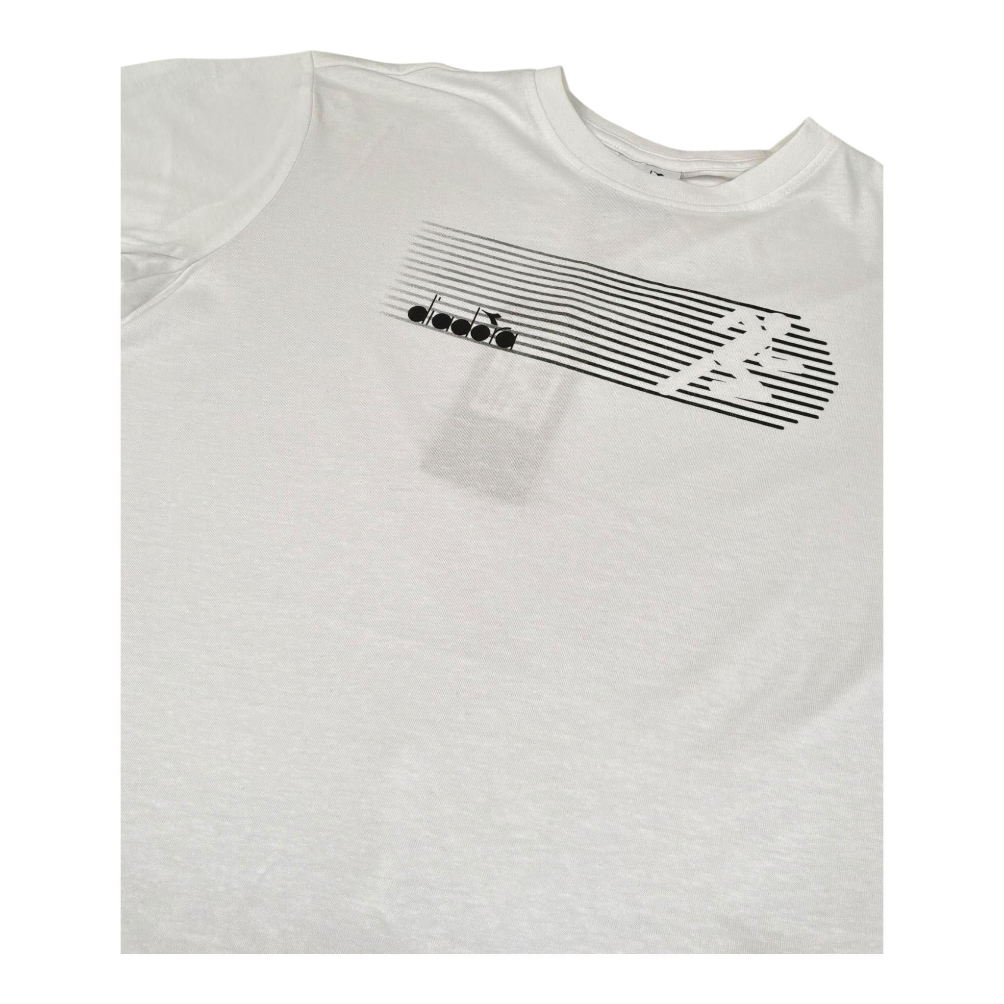 Diadora Completo 2 Pezzi T-Shirt-Bermuda Bicolore per Bambino 102181711 BIANCO/NERO DIADORA 