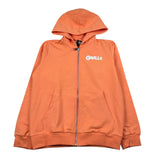 Gaelle Complet 2 Pezzi Felpa con Zip E Cappuccio-Short per Bambina 2745F00384 ARANCIONE GAELLE 