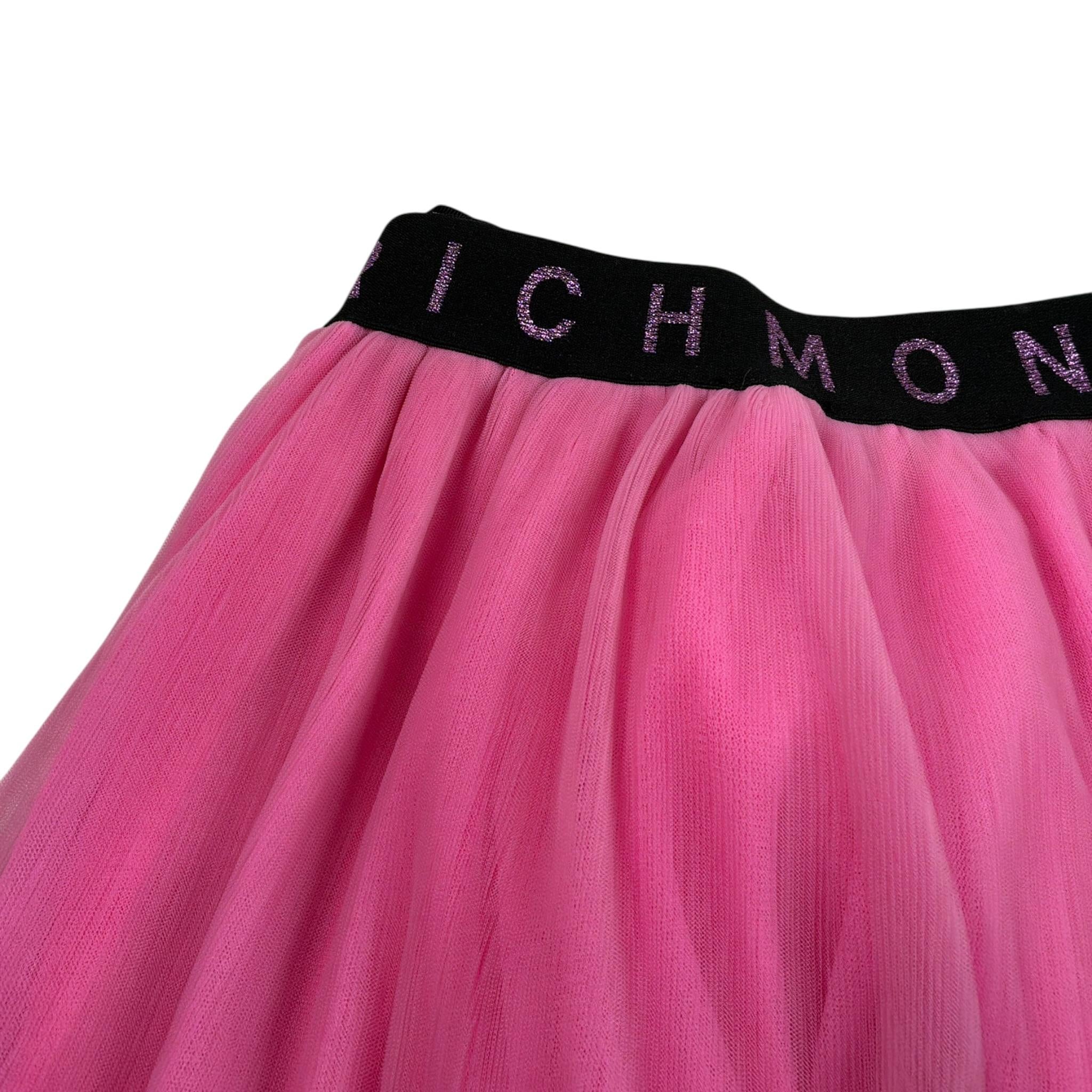 John Richmond Gonna tinta unita con Elastico In Vita Rosa per Bambina RGP24078GO ROSA JOHN RICHMOND 