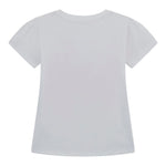 Guess T-Shirt Girocollo Tinta Unita con Stampa per Neonata K5GI01K6YW4N BIANCO GUESS 