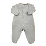 LALALU' tutina tinta unita con stampa Azzurro per Neonato TCL1N AZZURRO LALALU' 