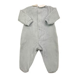 LALALU' tutina tinta unita con stampa Azzurro per Neonato TCL1N AZZURRO LALALU' 