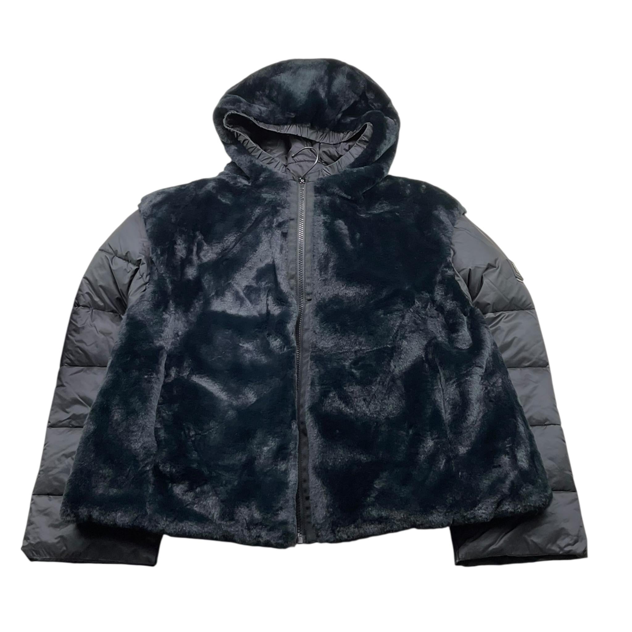 REFRIGUE giubbino reversibile tinta unita con cappuccio Nero per Bambina 2841O00003X NERO REFRIGUE 