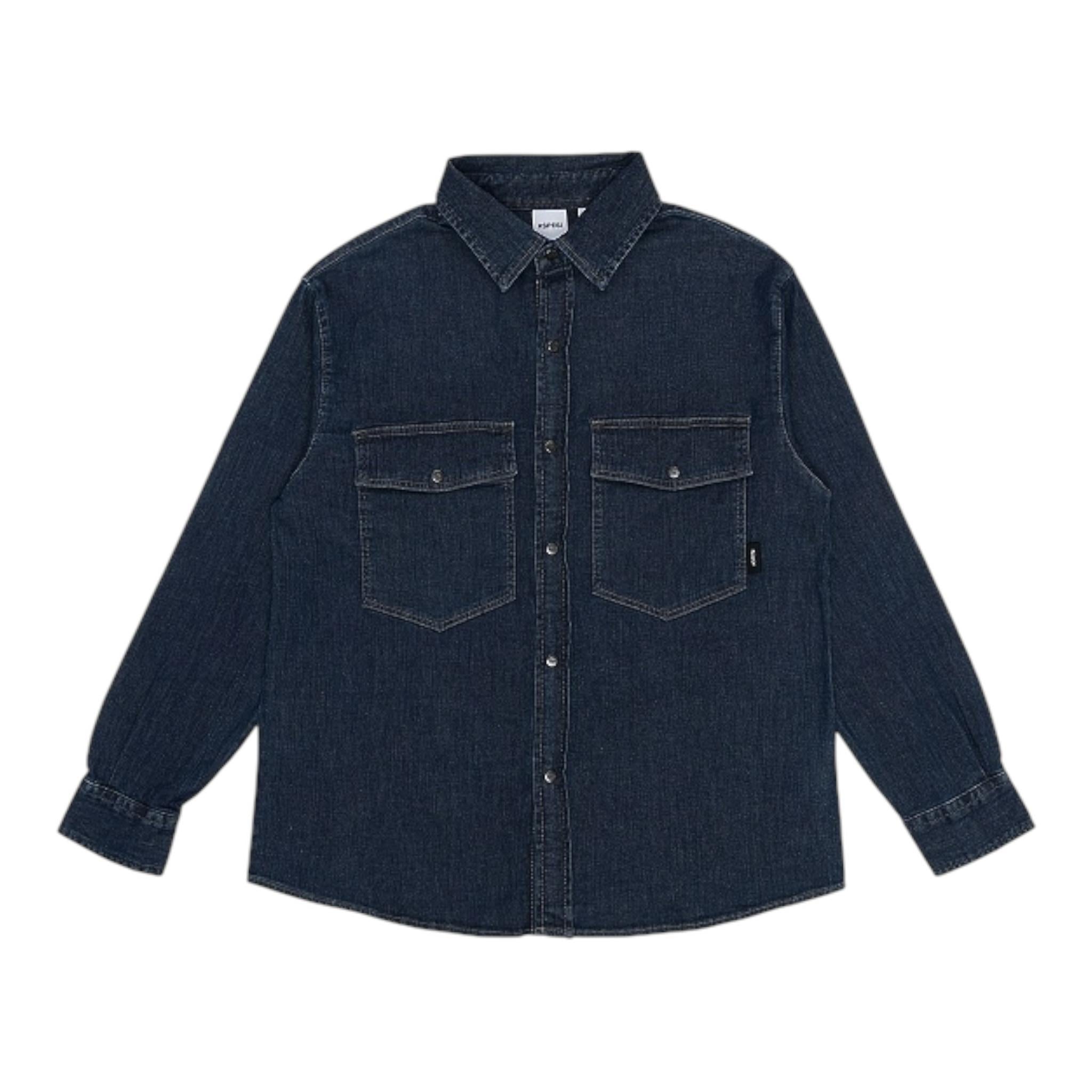 ASPESI camicia in denim tinta unita Blu per Bambino F23023CLJ0037 BLU ASPESI 