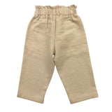 Y-CLU pantalone tinta unita con elastico in vita Beige per Neonata YN20759 BEIGE Y-CLU 