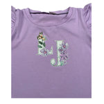 Liu Jo T-Shirt Tinta Unita con Brillantini per Neonata KA5092XN GLICINE LIU JO 