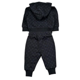 John Richmond Completo 2 Pezzi Felpa-Pantaloni per Neonato RIP26116CF NERO JOHN RICHMOND 