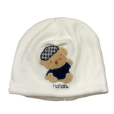 NANAN cappello tinta unita con stampa Bianco per Neonato I24113PCB BIANCO NANAN 