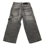 I'M BRIAN jeans tinta unita con girovita regolabile Nero per Neonato CARPJL2324N NERO I'M BRIAN 