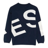 ASPESI maglia tinta unita con stampa Blu per Bambino F24034MAEM908 BLU ASPESI 