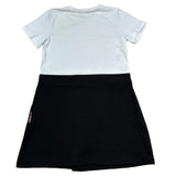 Just Cavalli Abito Mezza Manica Bicolore con Logo per Bambina JGP26161VE BIANCO/NERO JUST CAVALLI 