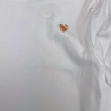 Carre'Ment Beau Shirt Rundhals Einfarbig Weiß Für Mädchen