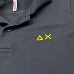 Sun68 Polo Mezza Manica Tinta Unita con Logo per Bambino A35315 NERO SUN68 