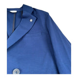 Manuel Ritz Completo 2 Pezzi Giacca-Pantalone Tinta Unita per Bambino MR2916 BLU MANUEL RITZ 