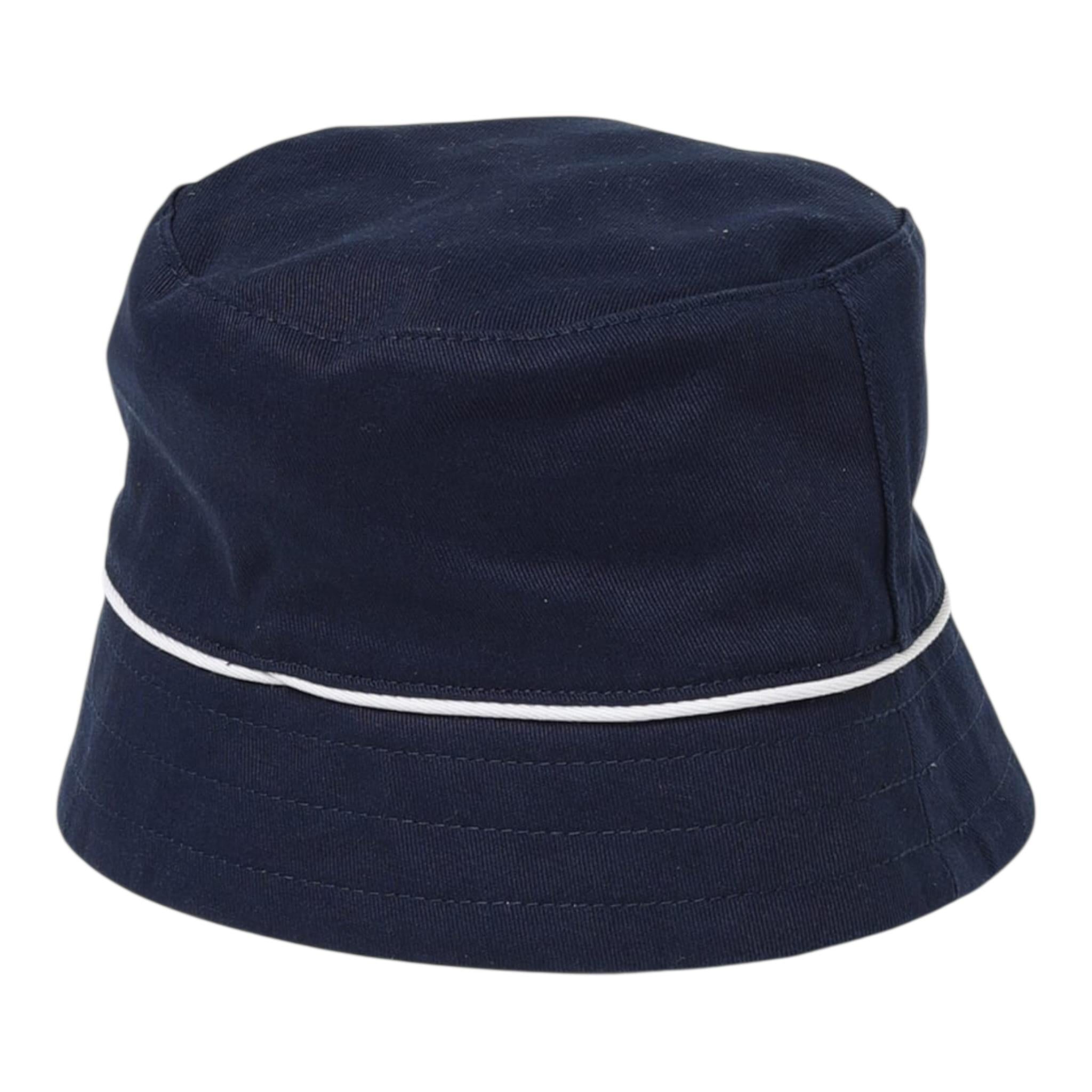 Boss Cappello Pescatore Tinta Unita con Logo per Neonato J52239 BLU BOSS 