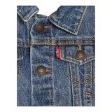 Levi'S Giubbino In Denim Tinta Unita con Bottoni per Bambino 9E2058 BLU LEVI'S 