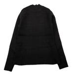 JOHN RICHMOND maglia mezza collo tinta unita con applicazioni Nero per Neonata RGA24080MAN NERO JOHN RICHMOND 