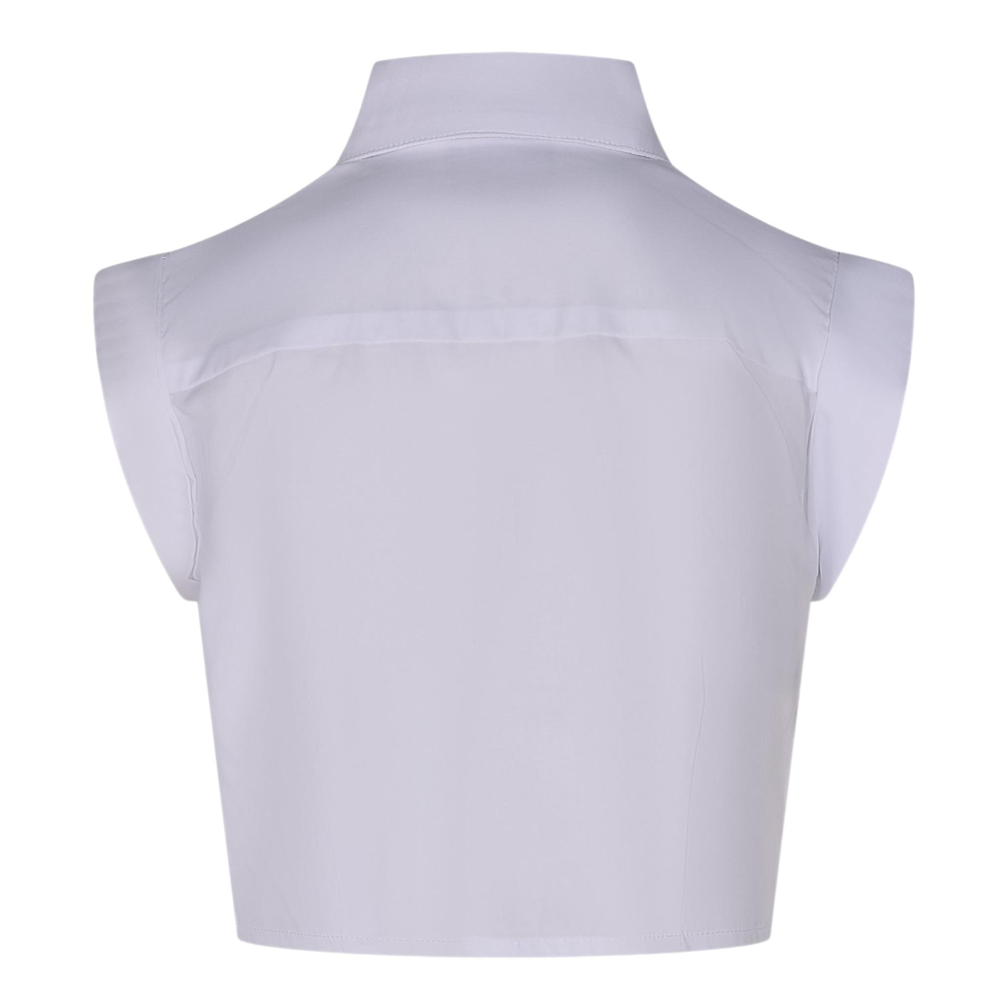 Marc Ellis Camicia Mezza Manica Tinta Unita con Logo per Bambina JMJSH01176XXX BIANCO MARC ELLIS 