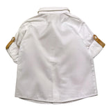 Prima Classe Camicia Manica Lunga Tinta Unita per Neonato ABCA155 BIANCO PRIMA CLASSE 