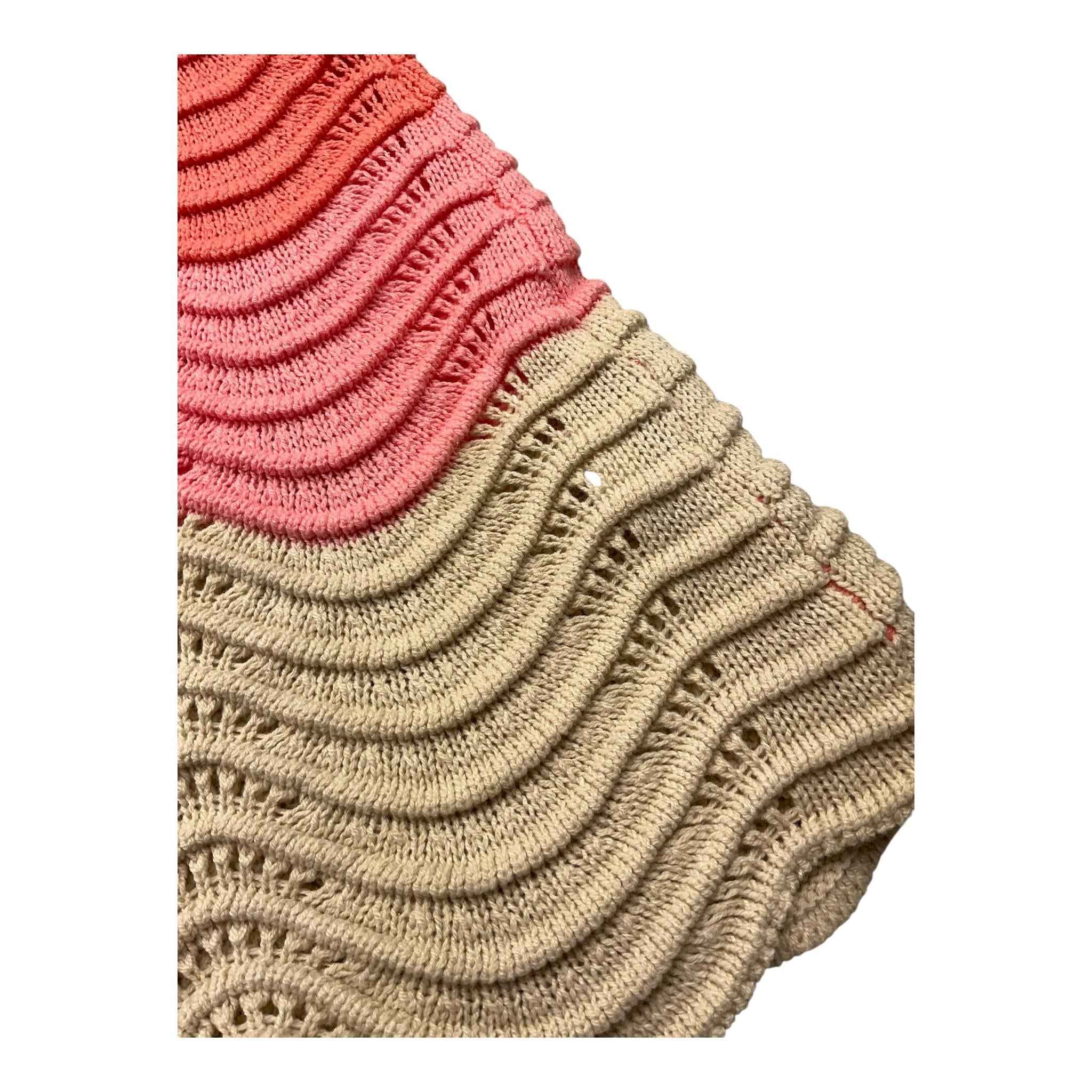 Fun & Fun Gonna Bicolre In Maglia per Bambina FJSK01618 BEIGE FUN & FUN 