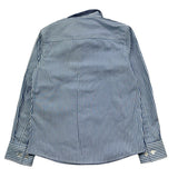 Trussardi Camicia Manica Lunga Fantasia A Righe per Bambino TBP26034CA BIANCO/BLU TRUSSARDI 