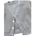 Le Bebe' Cardigan Tinta Unita con Bottoni per Neonato LBB5417 SABBIA LE BEBE' 