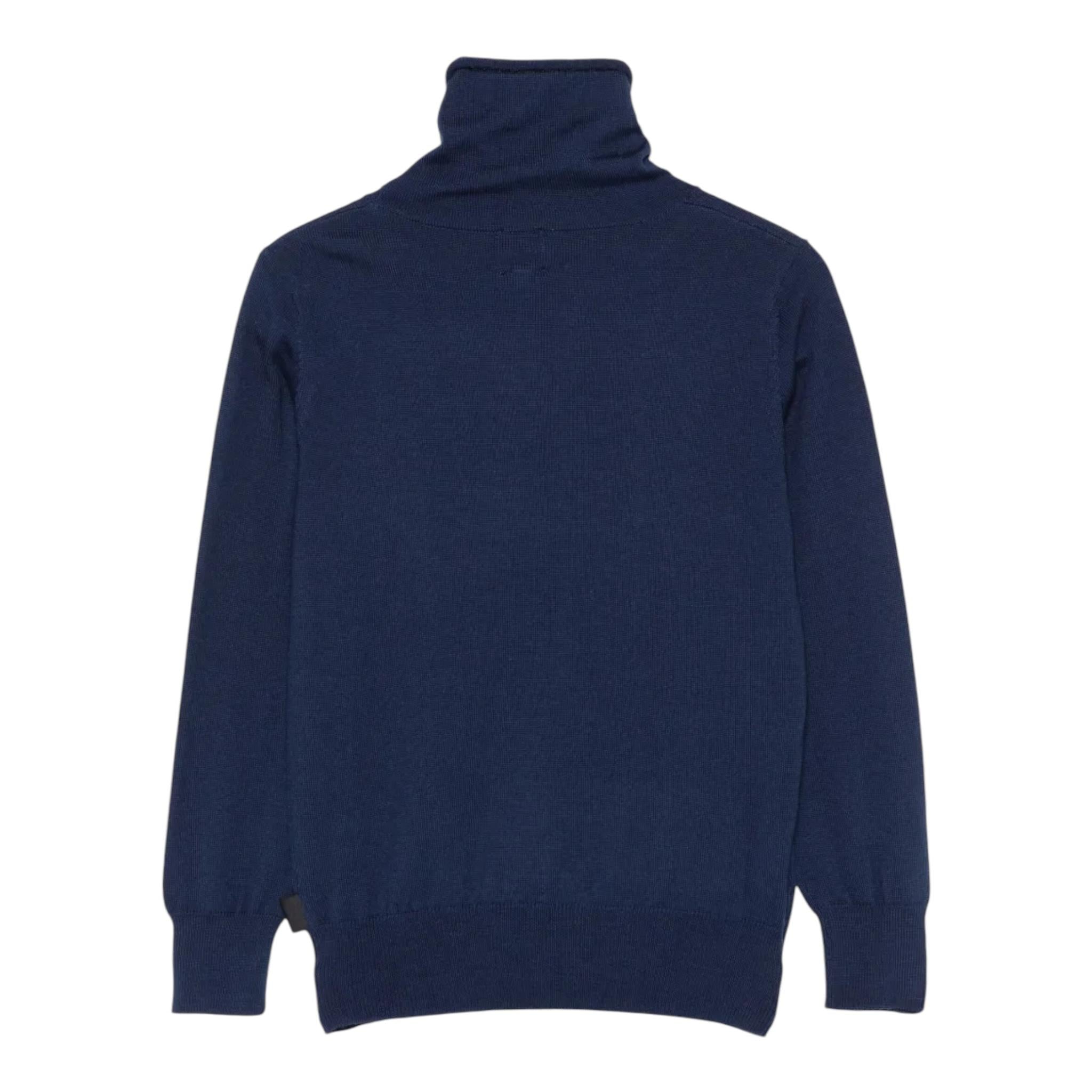 ASPESI maglia collo alto tinta unita Blu per Bambino F24032MAEM908 BLU ASPESI 