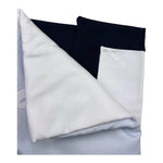 CESARE PACIOTTI coperta tinta unita con logo e profili in contrasto Bianco per Neonato COP5301N BIANCO CESARE PACIOTTI 