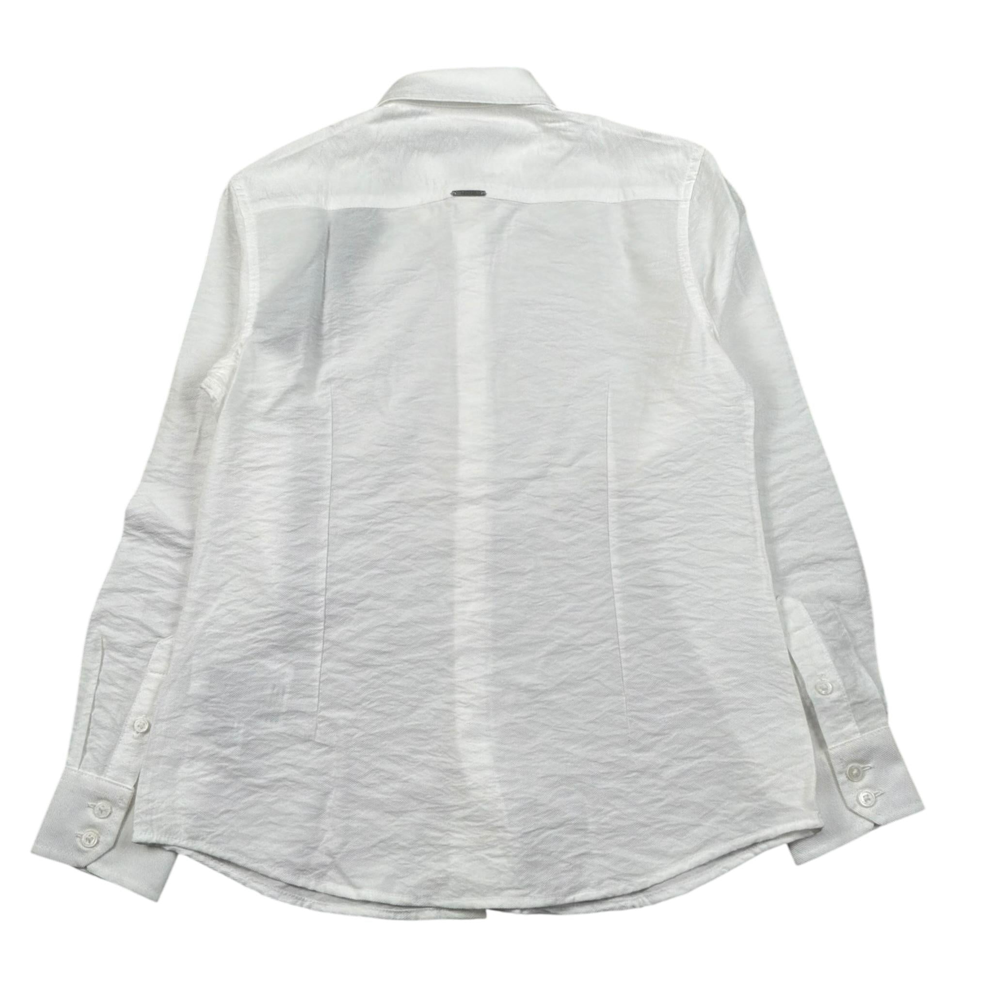 Antony Morato Camicia Tinta Unita Manica Lunga per Bambino MKSL00297X BIANCO ANTONY MORATO 