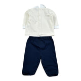 Cesare Paciotti Completo 2 Pezzi Shirt-Ghettina per Neonato CPP5102NX PANNA/BLU CESARE PACIOTTI 
