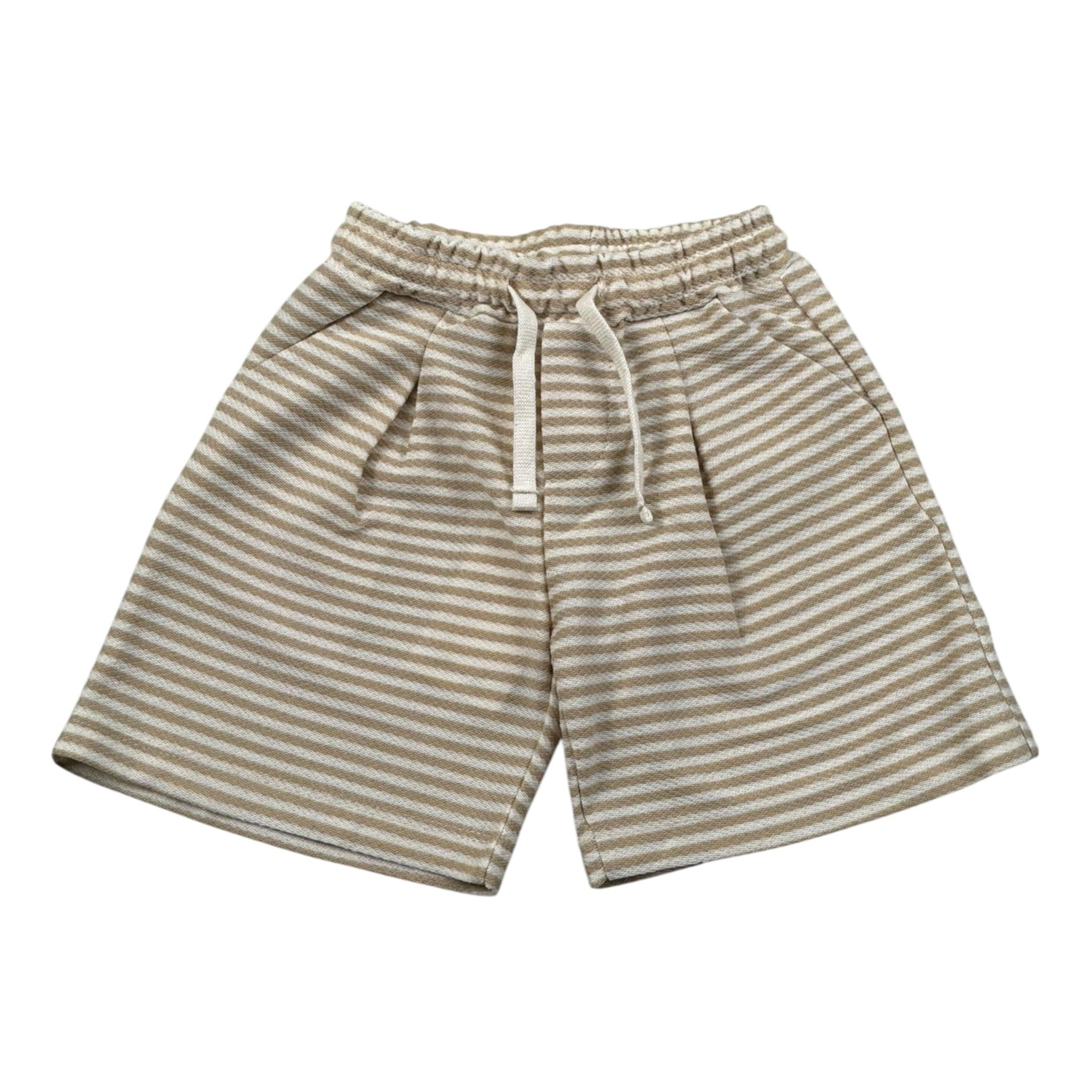 M+E' Bermuda Fantasia A Righe con Elastico In Vita per Neonato UEM0511 SABBIA M+E' 