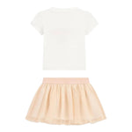 Guess Completo 2 Pezzi T-Shirt-Gonna per Bambina K5RG06K6YW0 BIANCO GUESS 