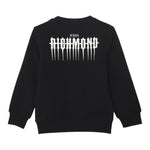 JOHN RICHMOND felpa girocollo tinta unita con stampa Nero per Bambino RIA24072FE NERO JOHN RICHMOND 