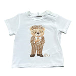 Le Bebe' T-Shirt Girocollo Tinta Unita con Stampa per Neonato LBB5411 BIANCO LE BEBE' 