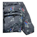 K-WAY giubbino tinta unita con zip e cappuccio Blu per Bambino K6141DW BLU K-WAY 