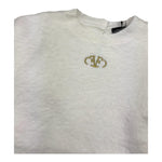 FUN & FUN maglia girocollo tinta unita con ricamo logo Bianco per Neonata FNSW00353 BIANCO FUN & FUN 